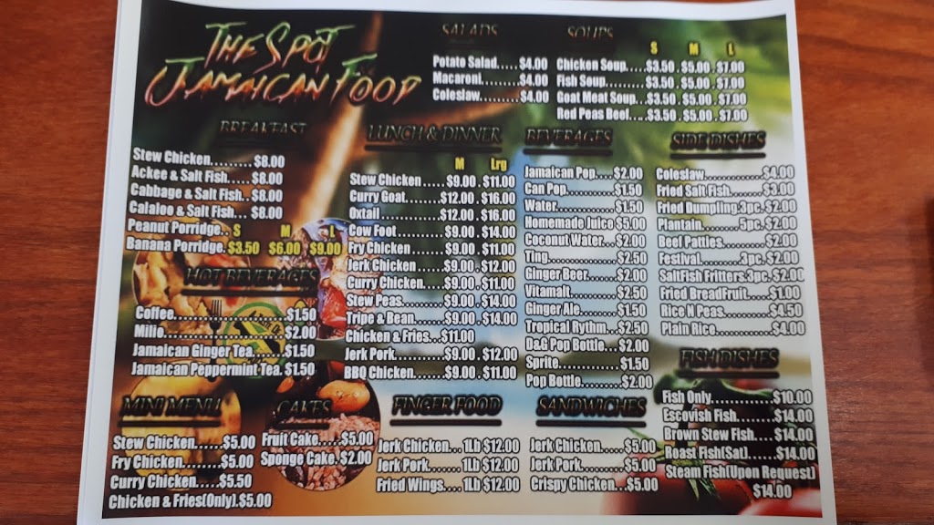 The spot Jamaican food | 3863 Lawrence Ave E, Scarborough, ON M1G 1R2, Canada | Phone: (647) 496-4466