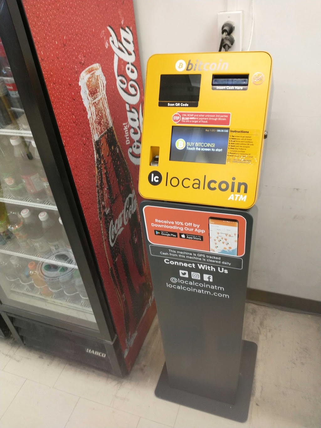 Localcoin Bitcoin ATM - Anderson Jug City | 728 Anderson St, Whitby, ON L1N 3V6, Canada | Phone: (877) 412-2646