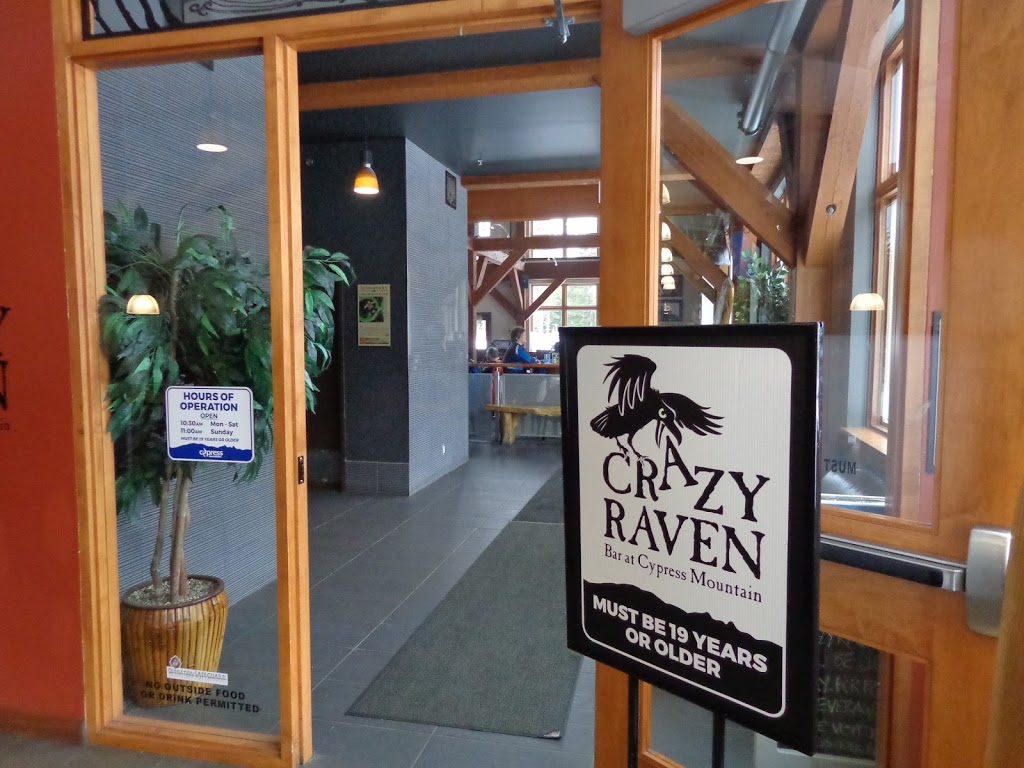 Crazy Raven Bar and Grill | 6000 Cypress Bowl Rd, Bowen Island, BC V0N 1G0, Canada | Phone: (604) 926-5612