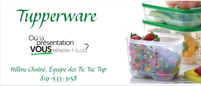 Hélène Chaîné Directrice Tupperware | 1470 13e Av, Grand-Mère, QC G9T 1L9, Canada | Phone: (819) 531-9137