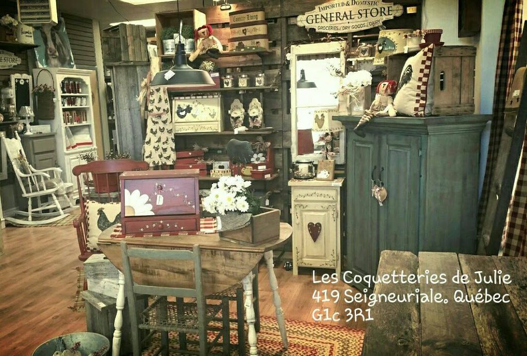 Les Coquetteries De Julie | 419 Rue Seigneuriale, Québec, QC G1C 3R1, Canada | Phone: (418) 614-9566