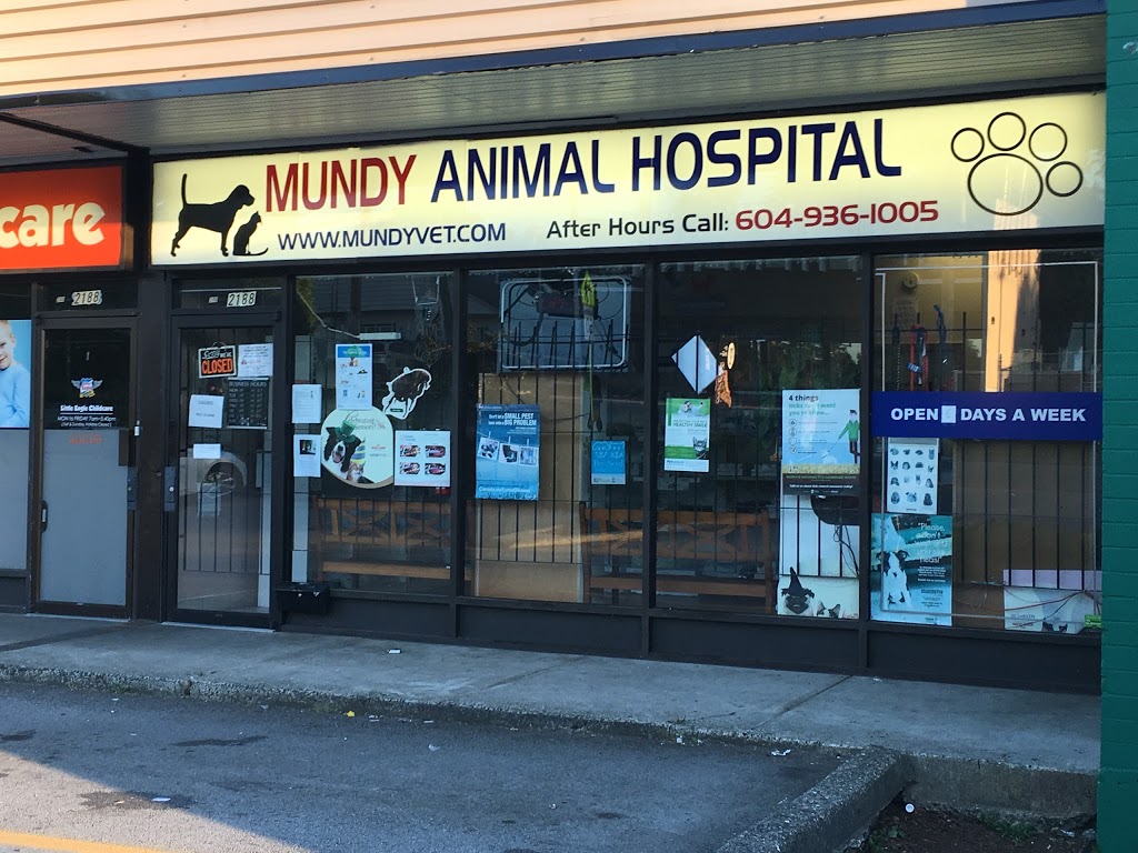 Mundy Animal Hospital | 2188 Austin Ave, Coquitlam, BC V3K 3R8, Canada | Phone: (604) 936-1005