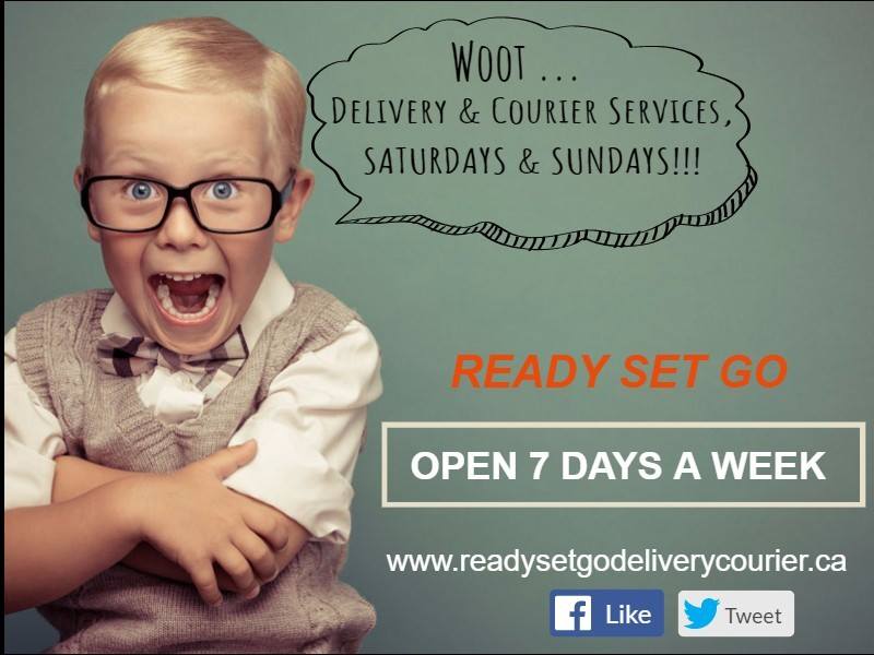 Ready Set Go Delivery & Courier Service Inc. | 1995 Ross Rd, Abbotsford, BC V4X 1J3, Canada | Phone: (888) 300-3774