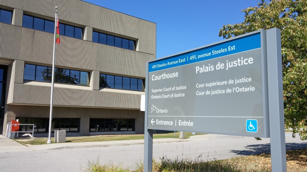 Milton Ontario Court of Justice | 491 Steeles Ave E, Milton, ON L9T 1Y7, Canada | Phone: (905) 878-4165