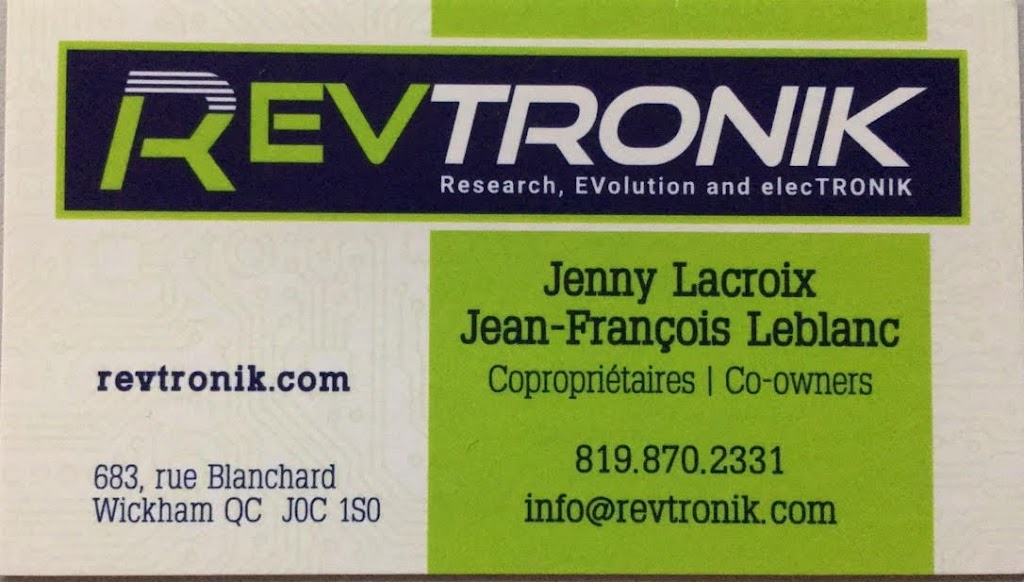 REVTRONIK | 683 Rue Blanchard, Wickham, QC J0C 1S0, Canada | Phone: (819) 870-2331