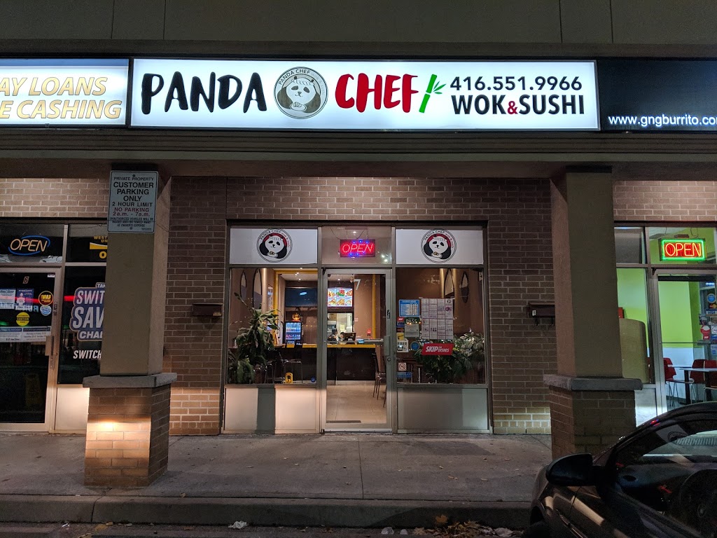 Panda Chef Wok and Sushi | 1077 Wilson Ave #7, North York, ON M3K 1G7, Canada | Phone: (416) 551-9966