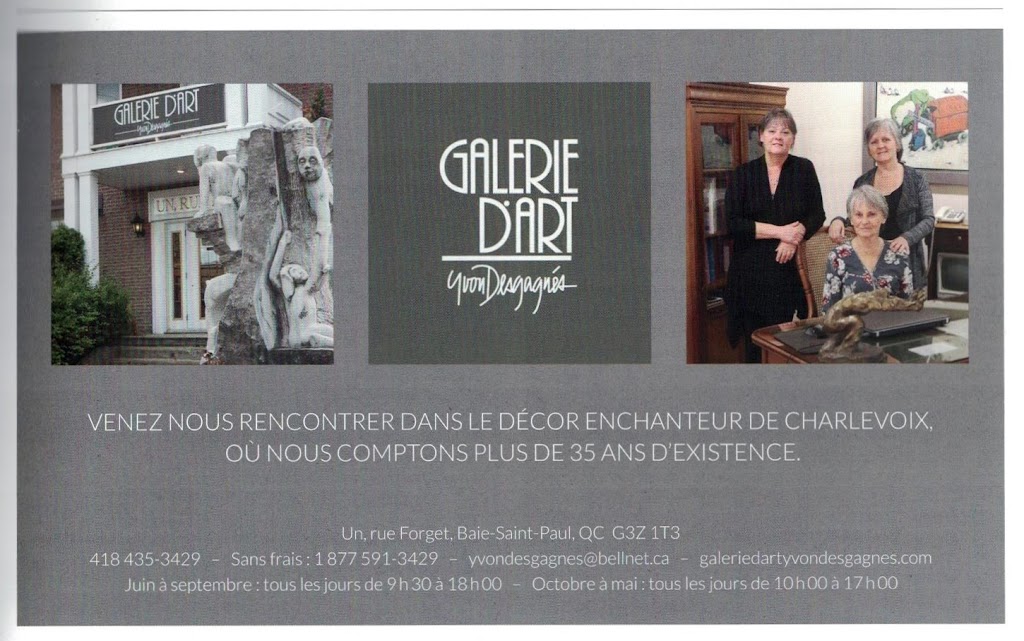 Galerie DArt Yvon Desgagnes | 1 Rue Forget, Baie-Saint-Paul, QC G3Z 1T3, Canada | Phone: (418) 435-3429