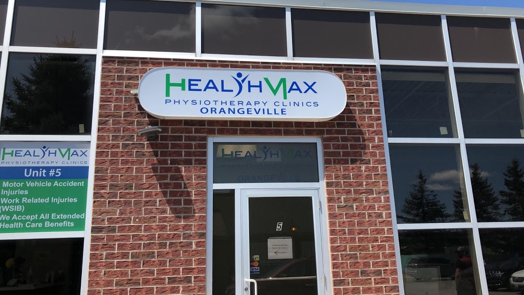 Healthmax Physiotherapy - Orangeville | 33 Broadway Unit 5, Orangeville, ON L9W 1J7, Canada | Phone: (226) 916-5358