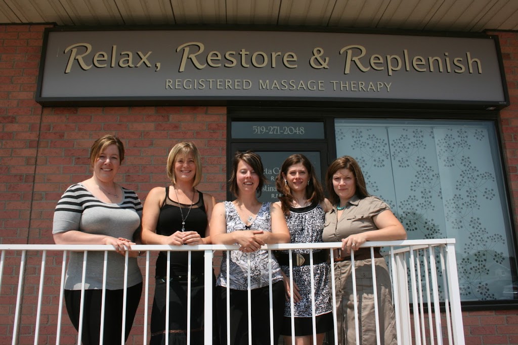 Relax Restore & Replenish | 1020 Ontario St, Stratford, ON N5A 6Z3, Canada | Phone: (519) 271-2048