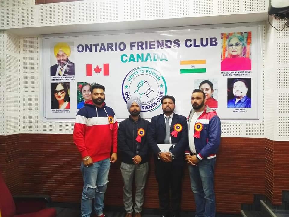 ONTARIO FRIENDS CLUB | 19 Maisonneuve Blvd, Brampton, ON L6P 1W8, Canada | Phone: (905) 872-4677