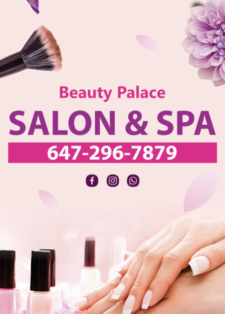 Beauty palace salon and spa | 20 Maritime Ontario Blvd Unit 14, Brampton, ON L6S 0C2, Canada | Phone: (647) 296-7879