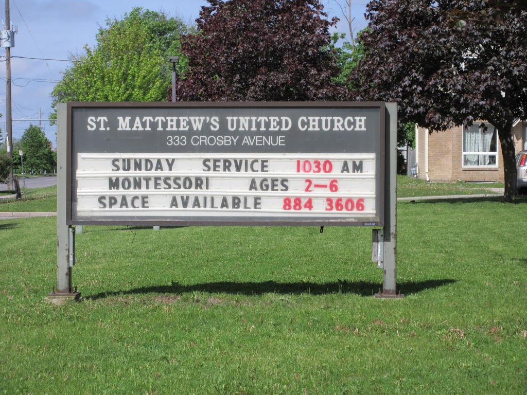 St. Matthews United Church | 333 Crosby Ave, Richmond Hill, ON L4C 2R5, Canada | Phone: (905) 884-3606