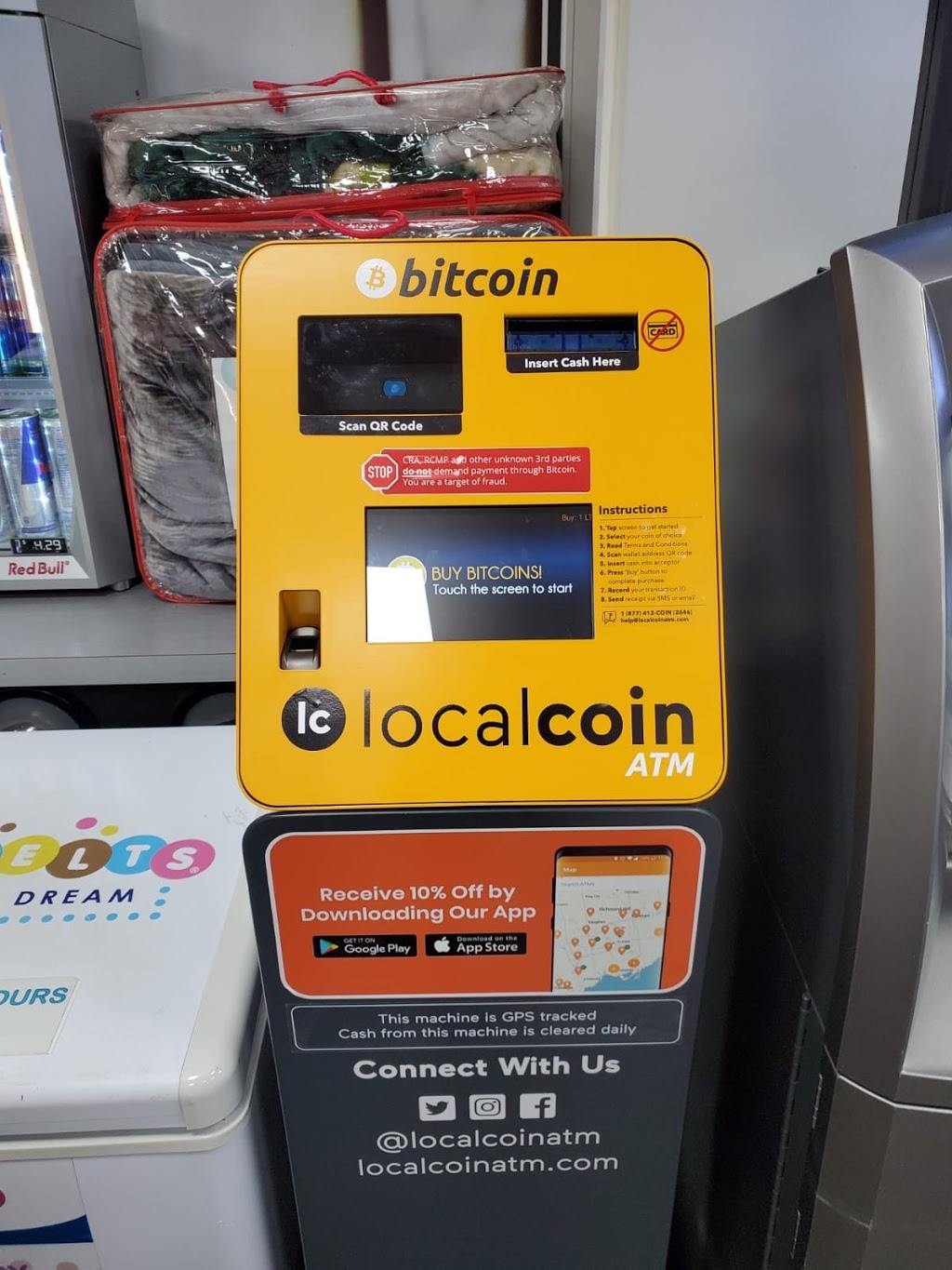 Localcoin Bitcoin ATM | 657 Bayfield St N, Barrie, ON L9X 0M9, Canada | Phone: (877) 412-2646