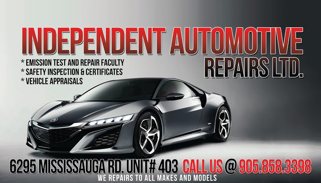 Independent Automotive Repairs Ltd | 6295 Mississauga Rd, Mississauga, ON L5N 1A5, Canada | Phone: (905) 858-3398