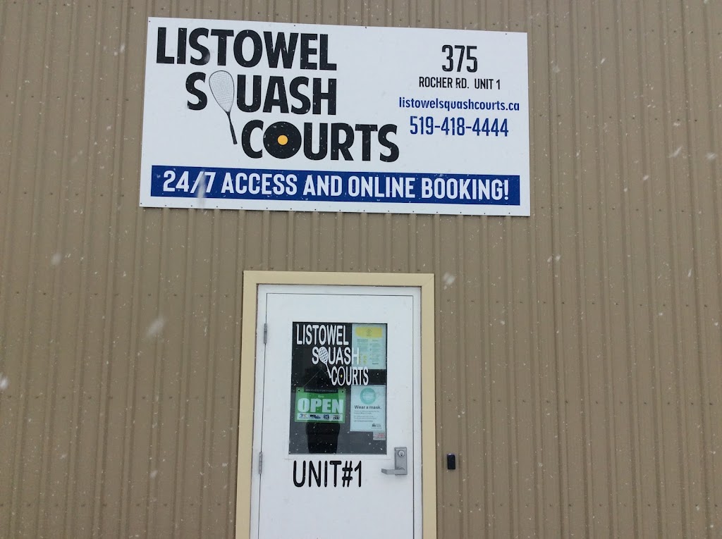 Listowel Squash Courts | 375 Rocher Rd, Listowel, ON N4W 0B2, Canada | Phone: (519) 418-4444