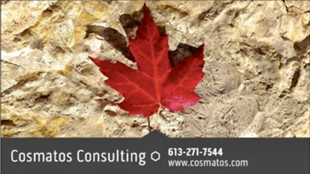 Cosmatos Consulting | 244 Pelham St, Lunenburg, NS B0J 2C0, Canada | Phone: (613) 271-7544