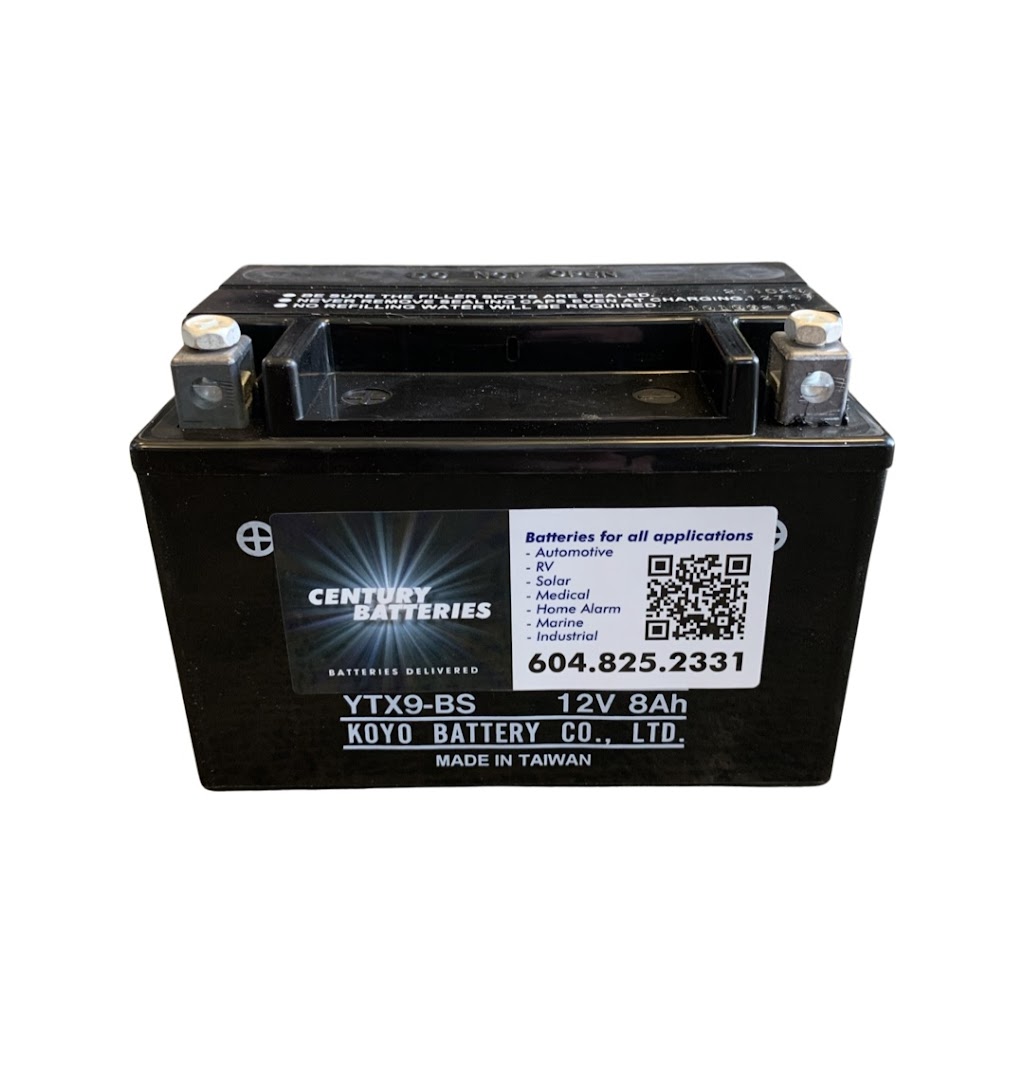 Century Batteries | 31272 Peardonville Rd, Abbotsford, BC V2T 6K8, Canada | Phone: (604) 300-3833