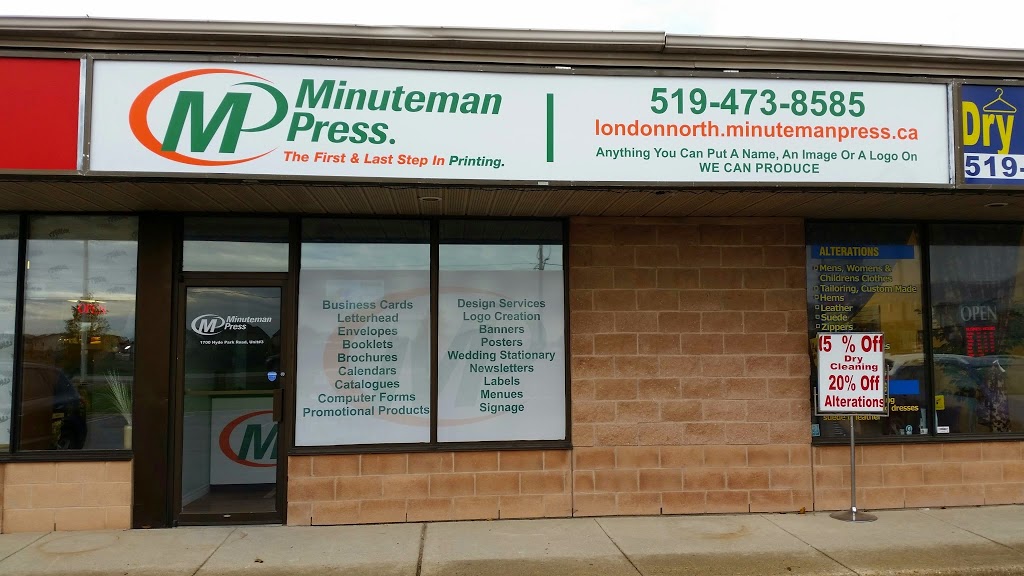 Minuteman Press London North | 14-1615 N Routledge Park, London, ON N6H 5L6, Canada | Phone: (519) 473-8585