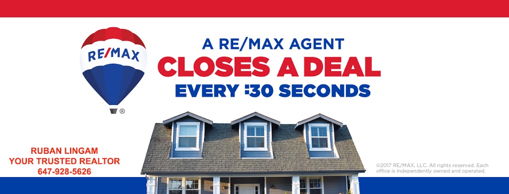 RE/MAX RUBAN LINGAM | 1286 Kennedy Rd #3, Scarborough, ON M1P 2L5, Canada | Phone: (647) 928-5626