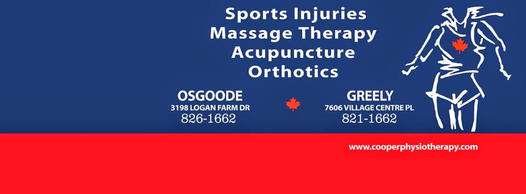 Cooper Physiotherapy Clinic Greely | 7606 2, Village Centre Pl, Greely, ON K4P 0C8, Canada | Phone: (613) 821-1662