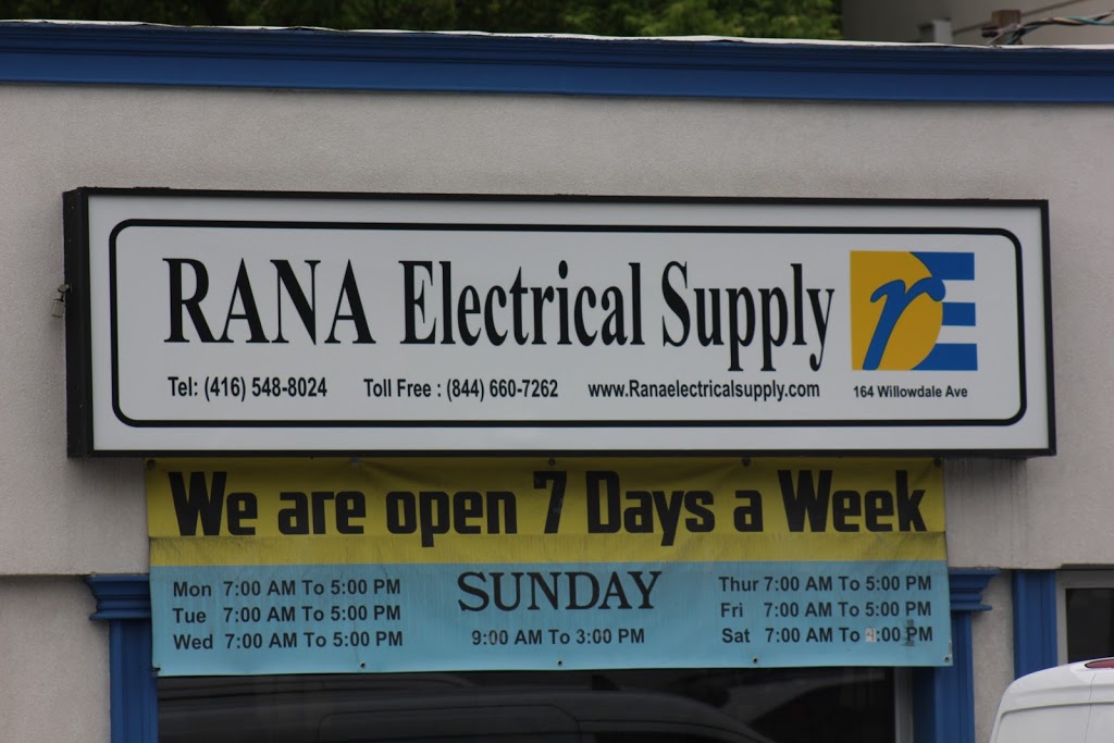 Rana Electrical Supply | 164 Willowdale Ave, North York, ON M2N 4Y6, Canada | Phone: (416) 548-8024