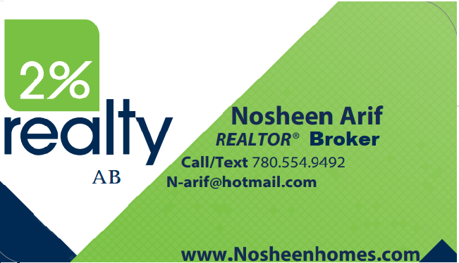 Nosheen Arif 2% Realty | 69 Cavan Crescent, Sherwood Park, AB T8H 2K6, Canada | Phone: (780) 554-9492