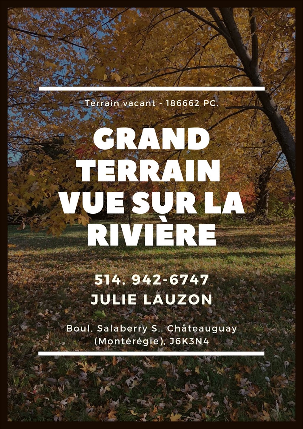 Julie Lauzon Courtier Immobilier Résidentiel | 289 Boulevard DAnjou, Châteauguay, QC J6J 2R4, Canada | Phone: (514) 942-6747