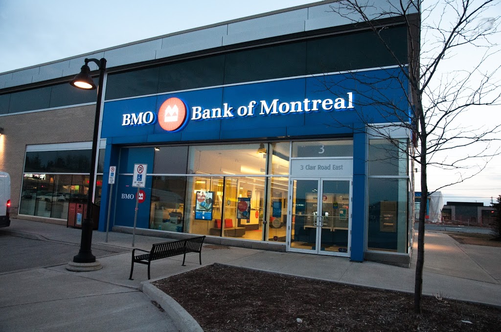 BMO Bank of Montreal | 3 Clair Rd E, Guelph, ON N1L 0J7, Canada | Phone: (519) 836-4629