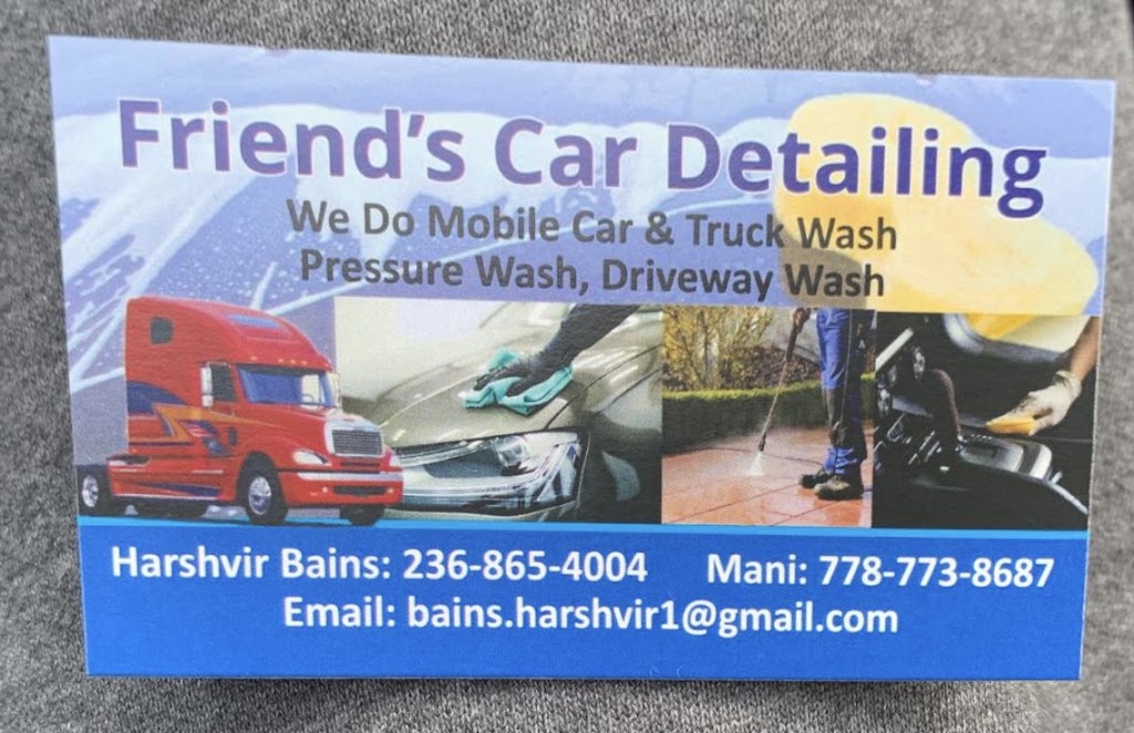 Friends mobile detailing limited | 8464 Brooke Rd, Delta, BC V4C 4G1, Canada | Phone: (236) 865-4004