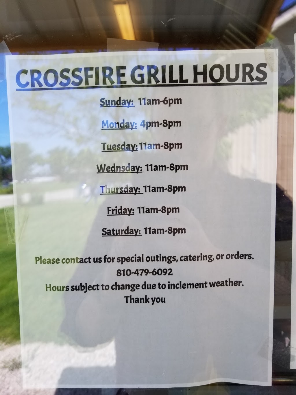 Crossfire Grill | 2214-2440 River Rd, Marysville, MI 48040, USA | Phone: (810) 479-6092