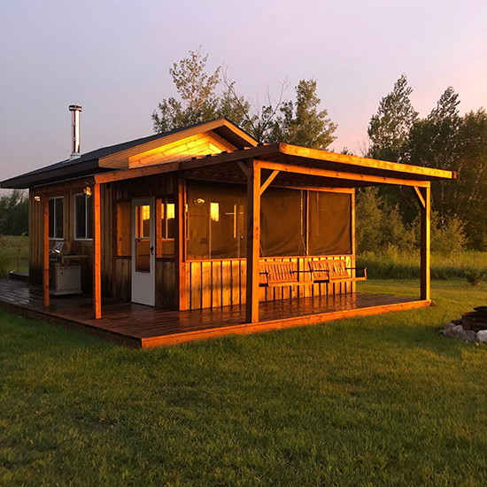 Tamarack Shack & Tipi | 55050, MB-203, Piney, MB R0A 0C5, Canada | Phone: (204) 371-1438