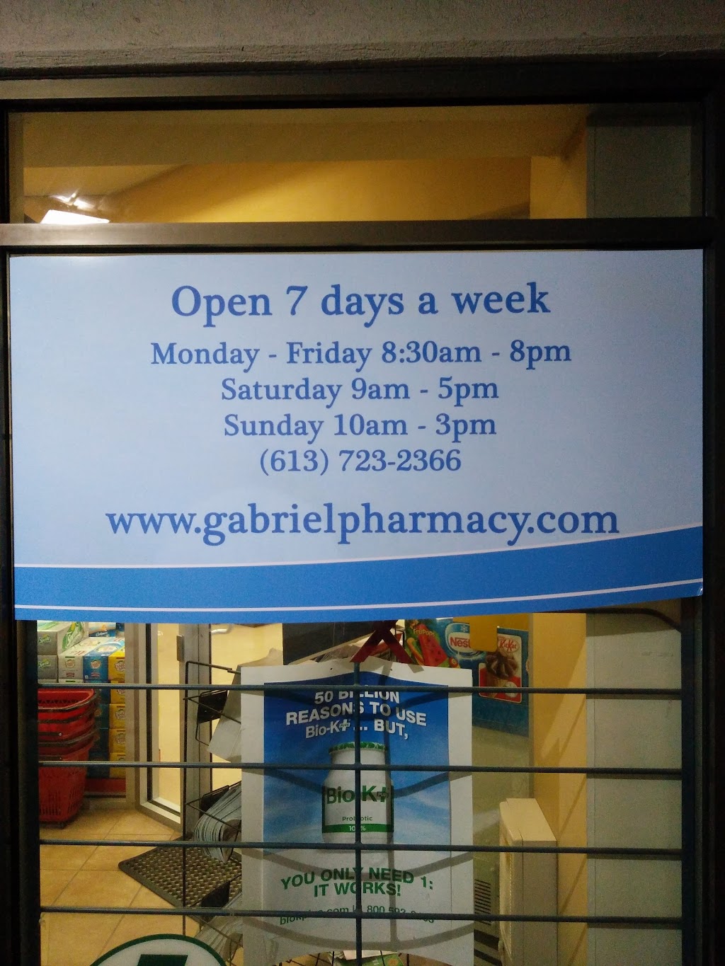 Centrepointe Gabriel Drugs | 117 Centrepointe Dr, Nepean, ON K2G 5X3, Canada | Phone: (613) 723-2366