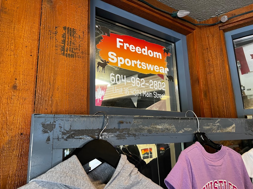 Freedom Sportswear | 4314 Main St, Whistler, BC V0N 1B4, Canada | Phone: (604) 962-2802