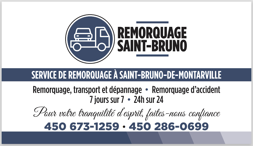 TOWING SAINT BRUNO | 4041 du Rue du Trille-Blanc, Saint-Bruno-de-Montarville, QC J3V 6L5, Canada | Phone: (450) 286-0699