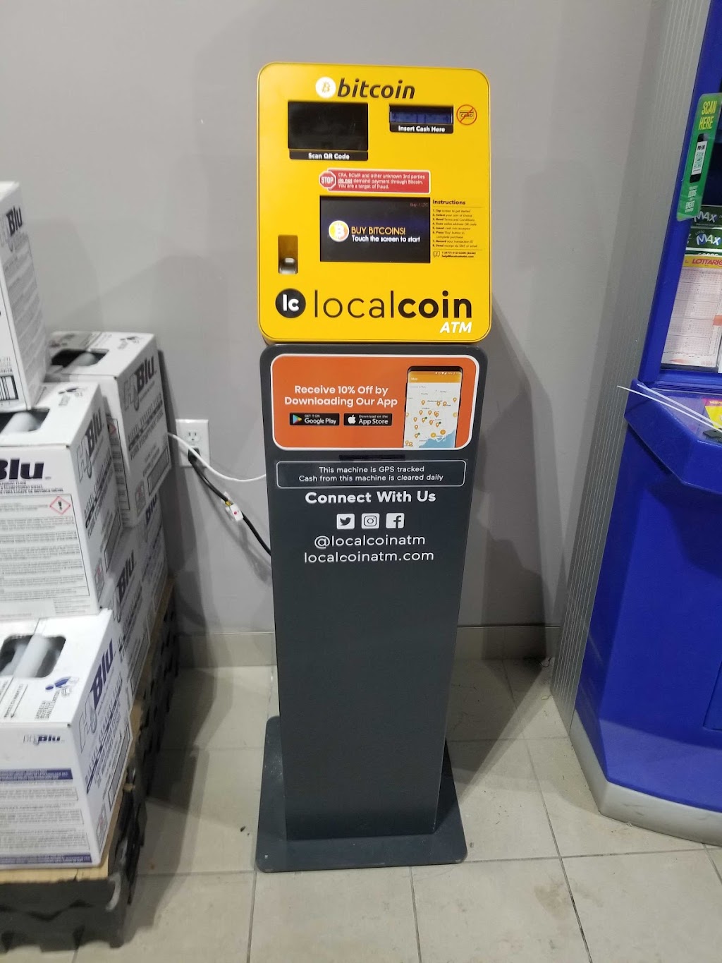Localcoin Bitcoin ATM - Esso | 8044 Dixie Rd, Brampton, ON L6T 5C3, Canada | Phone: (877) 412-2646