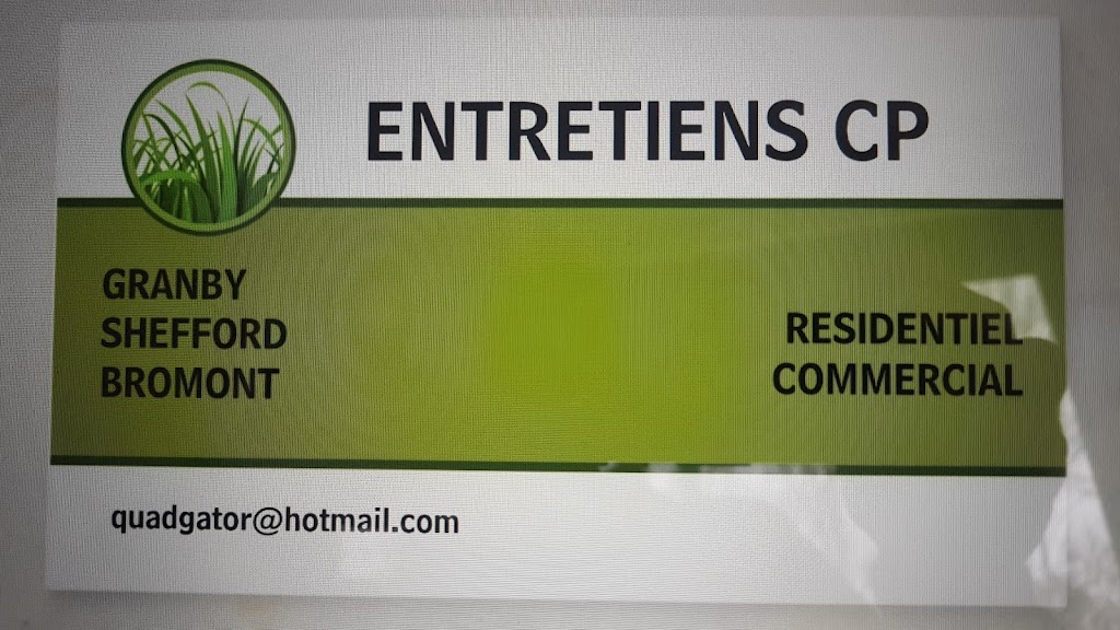 Entretiens CP | 814rue, des epinettes, Granby, QC J2H 2X6, Canada | Phone: (514) 823-6922