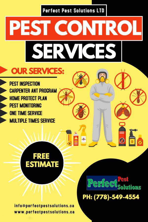 Perfect Pest Solutions | 1925 Dorset Ave, Port Coquitlam, BC V3B 2A5, Canada | Phone: (778) 549-4554