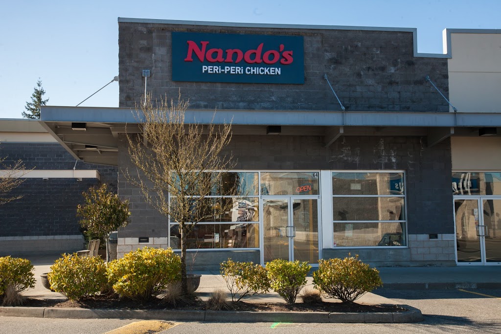 Nandos West Oaks | 32700 South Fraser Way Unit 64, West Oaks Mall, Abbotsford, BC V2T 4M5, Canada | Phone: (604) 746-6299