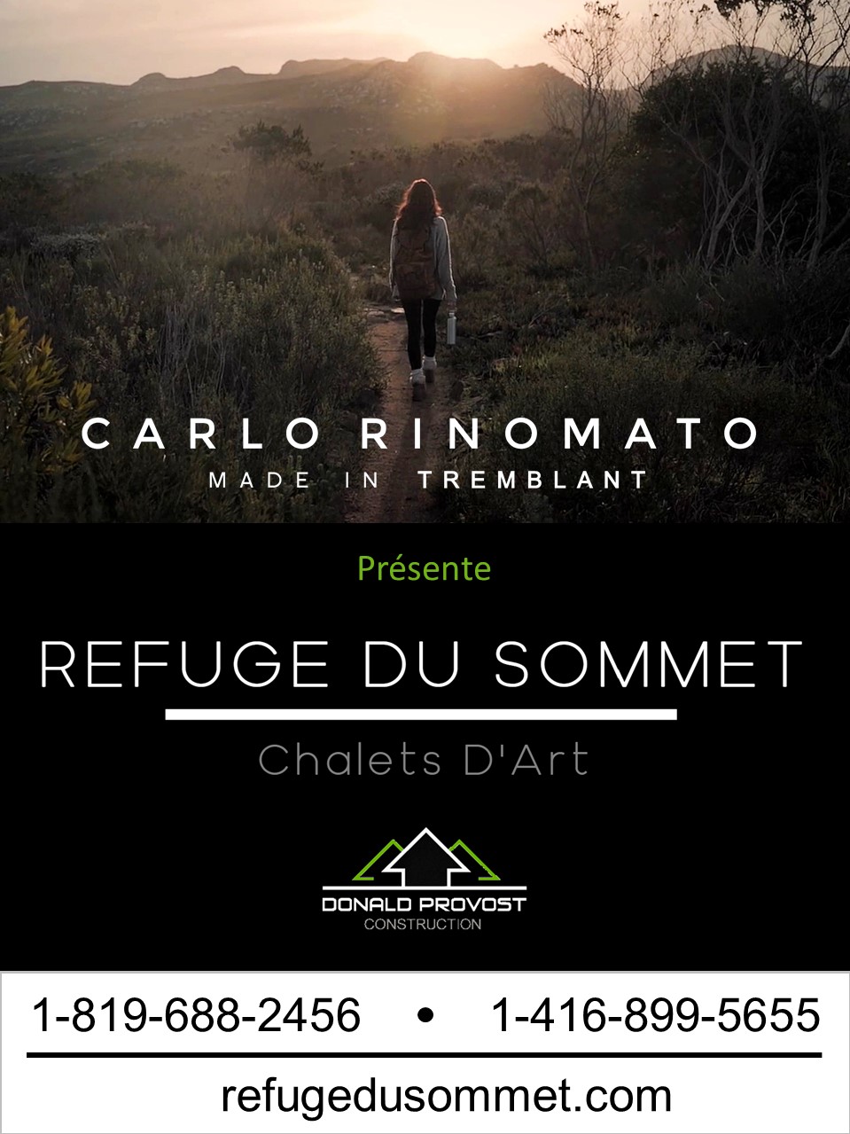 Refuge Du Sommet by Carlo Rinomato | Chemin du Refuge, Lac-Supérieur, QC J0T 1P0, Canada | Phone: (819) 688-2456