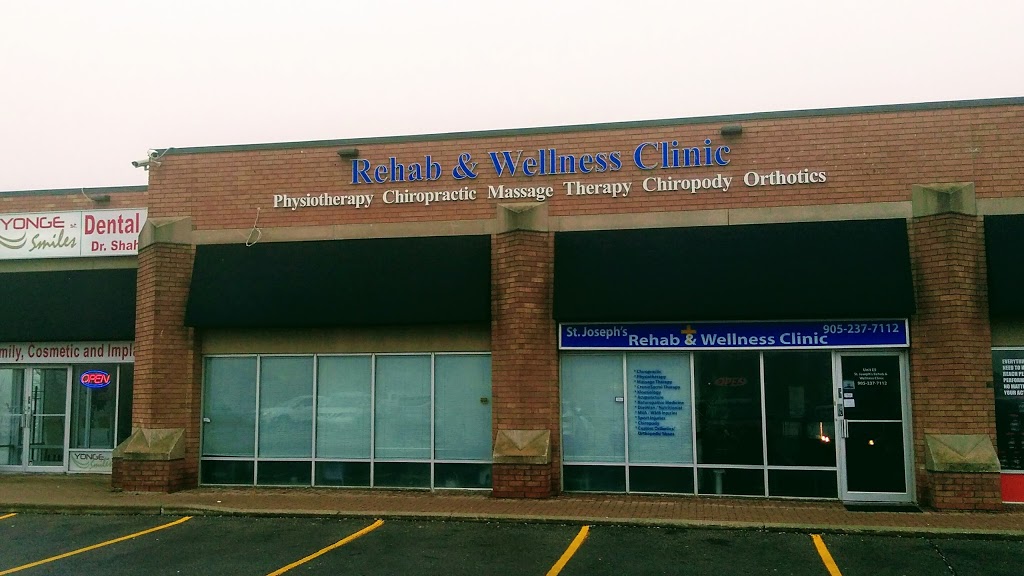 St Josephs Rehab & Wellness Clinic | 11005 Yonge St Unit E5, Richmond Hill, ON L4C 0K7, Canada | Phone: (905) 237-7112