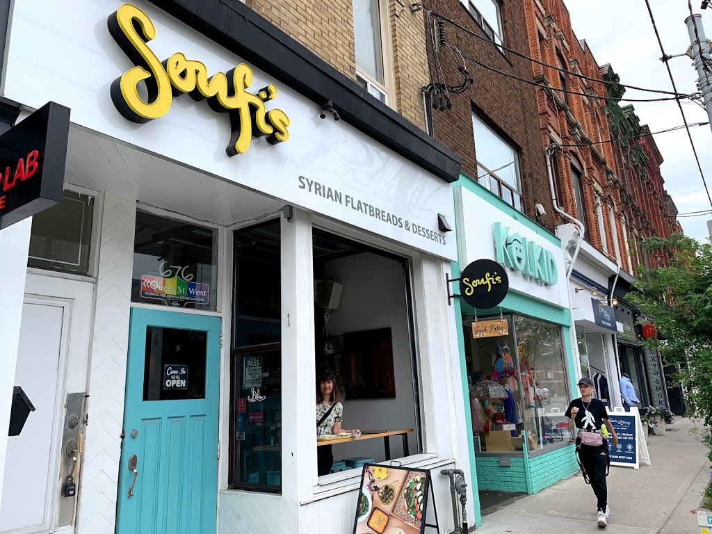 Soufis | 676 Queen St W, Toronto, ON M6J 1E5, Canada | Phone: (647) 350-7737