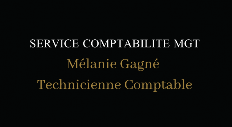 Service Comptabilité MGT | 446 Rue du Pont, Scott, QC G0S 3G0, Canada | Phone: (581) 990-4331