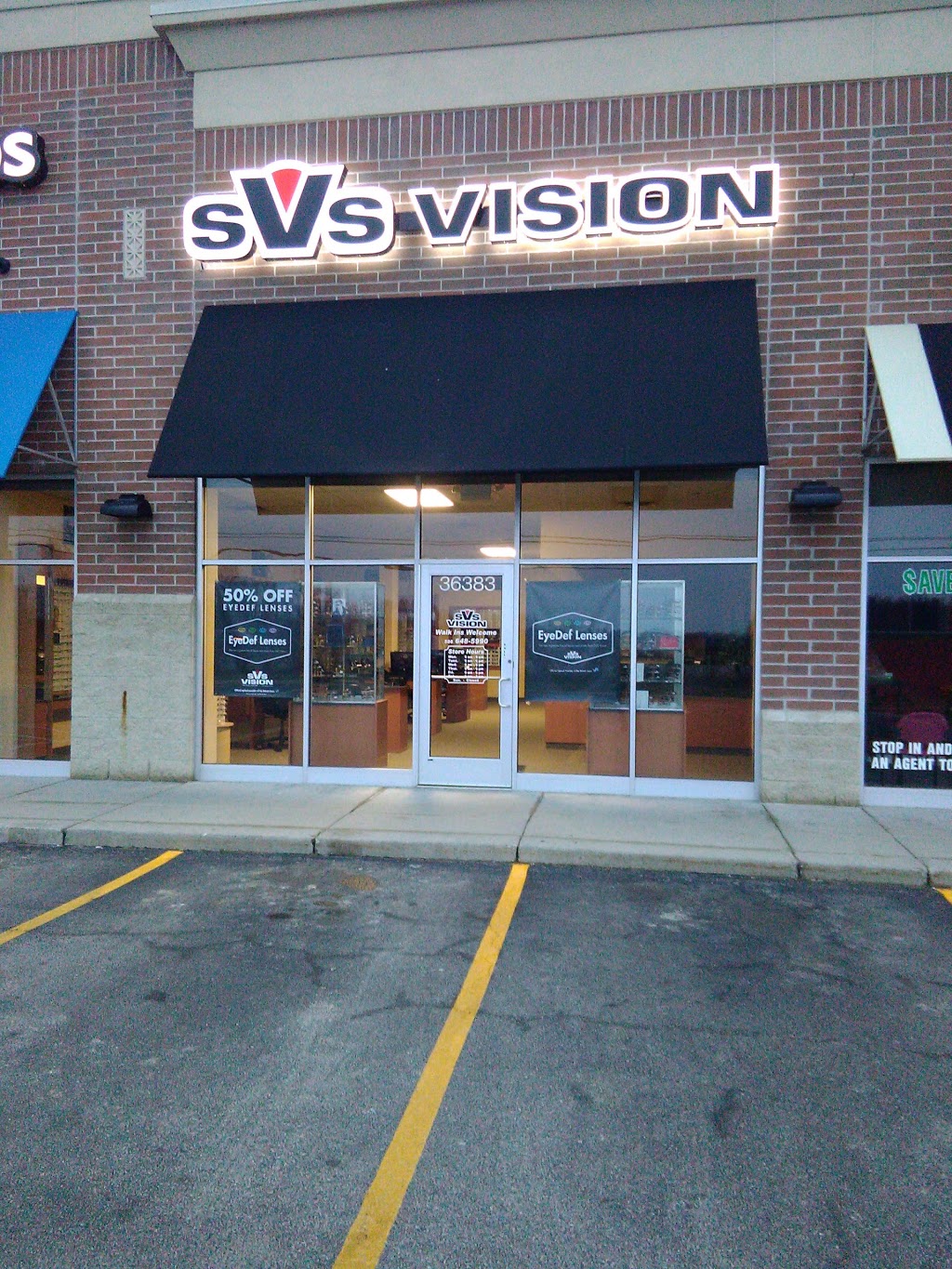 SVS Vision Optical Centers | 36383 26 Mile Rd, Lenox, MI 48048, USA | Phone: (586) 648-5990