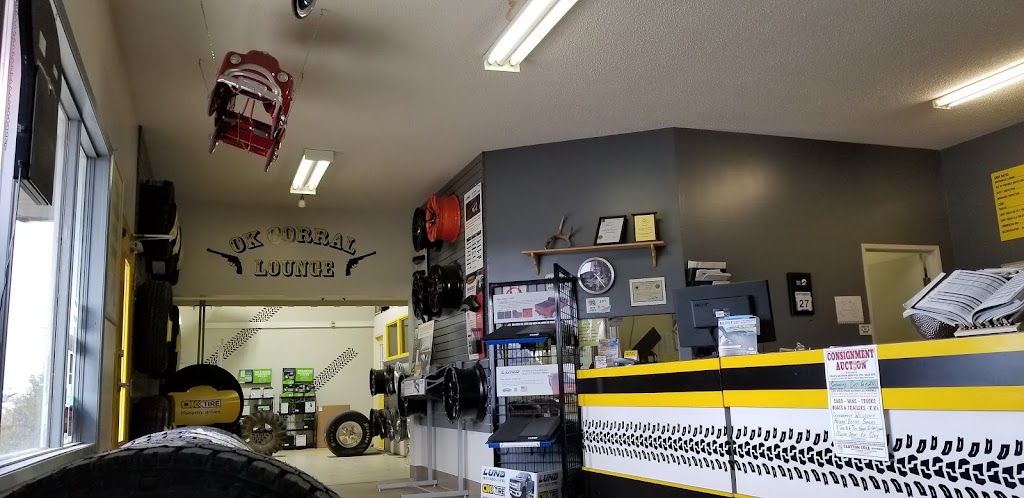 OK Tire | 4535 44 St, Rocky Mountain House, AB T4T 1A8, Canada | Phone: (403) 844-8473