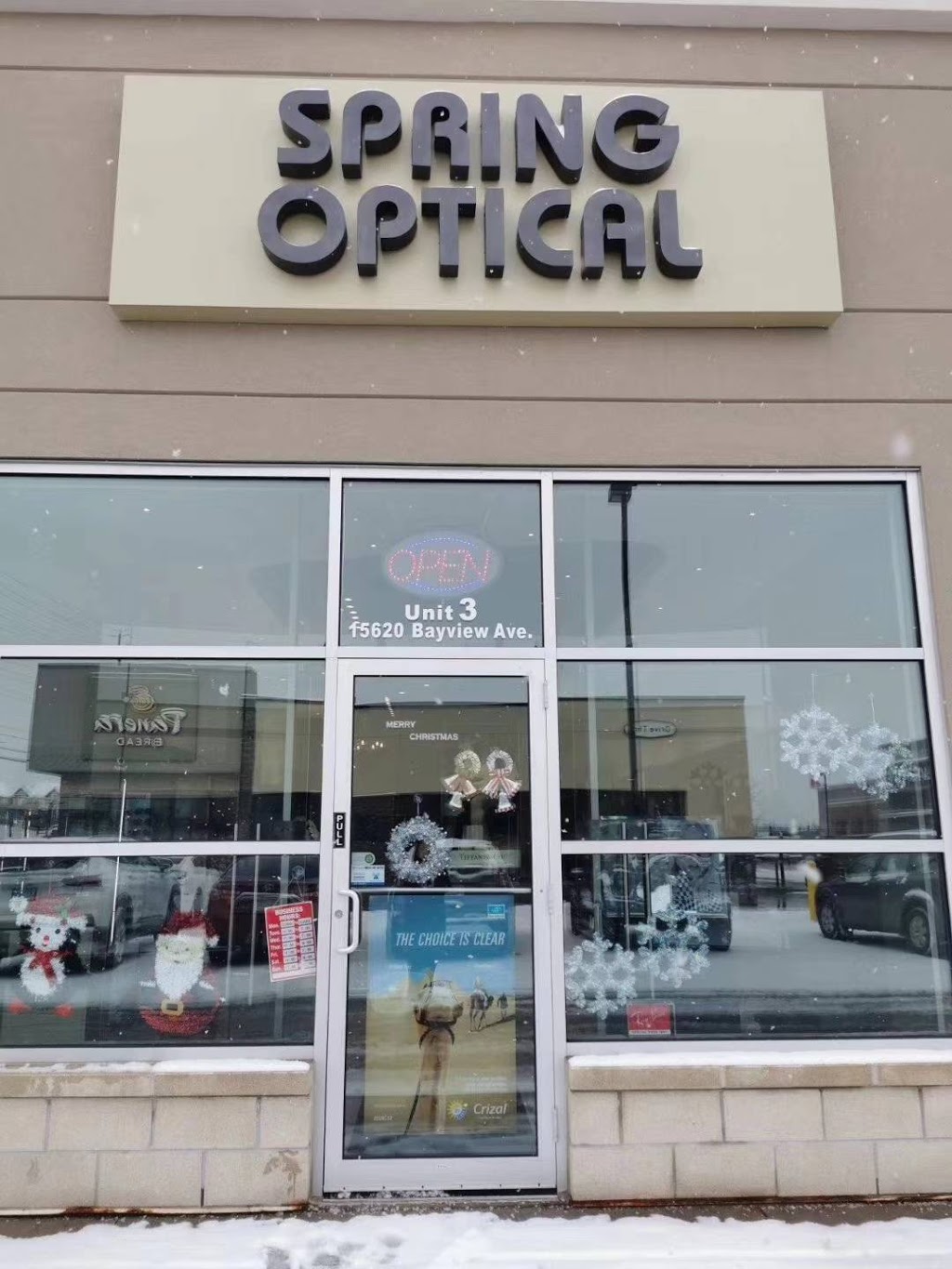 Spring Optical | 15620 Bayview Ave Unit 3, Aurora, ON L4G 0Y7, Canada | Phone: (905) 726-3838