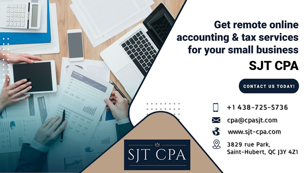 SJT CPA - Accounting and Tax preparation | 3829 Rue Park, Longueuil, QC J3Y 4Z1, Canada | Phone: (438) 725-5736