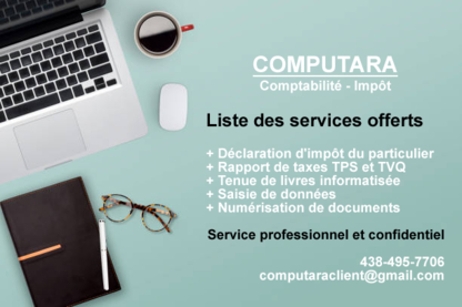 Johanne Labonté Comptabilité - Computara | 1843 Rue des Vents, Sainte-Julie, QC J3E 1L6, Canada | Phone: (438) 495-7706