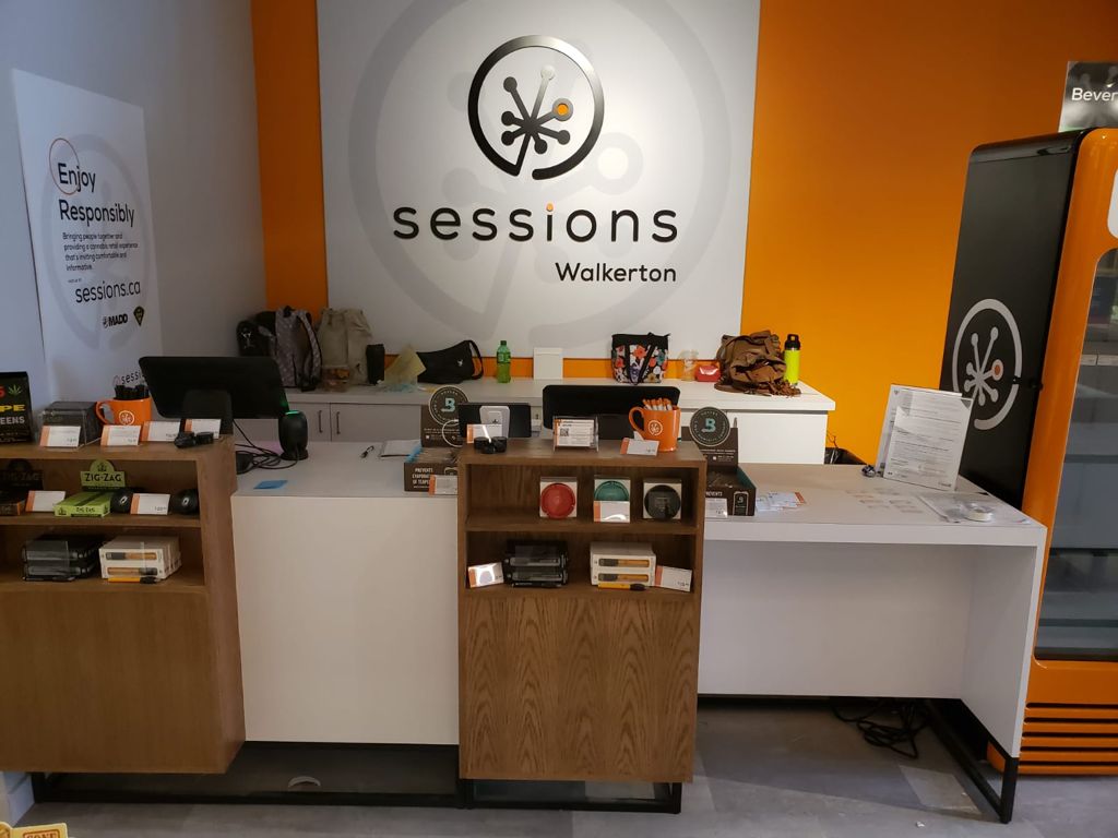 Sessions Cannabis - Walkerton | 206 Durham St E Unit 105, Walkerton, ON N0G 2V0, Canada | Phone: (519) 507-7428