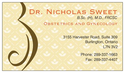 Dr. Nicholas Sweet | 3155 Harvester Rd #309, Burlington, ON L7N 3V2, Canada | Phone: (289) 337-1663