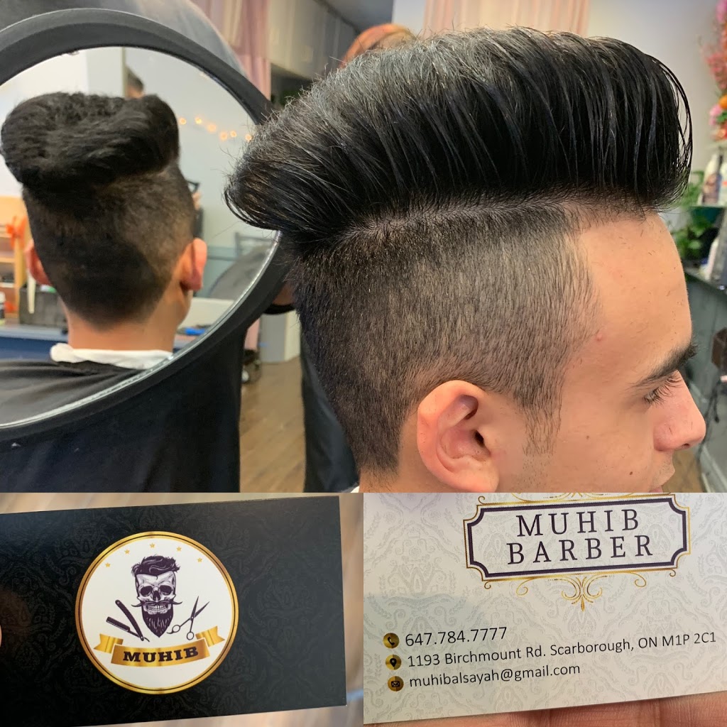 Muhib barber shop صالون مهيب للحلاقة الرجالي | 1193 Birchmount Rd, Scarborough, ON M1P 2C1, Canada | Phone: (647) 784-7777